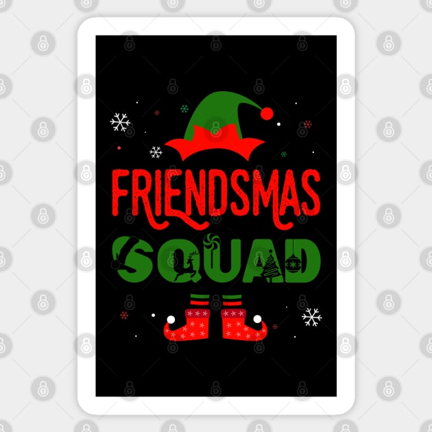 Friendsmas Christmas Squad Sticker by Crea8Expressions